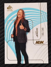 2025 AEW Upper Deck SP Signature Edition 180/249 Chris Jericho Blue NON AUTO #17