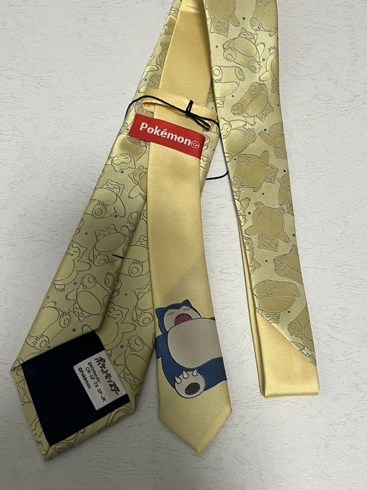 Corbata Pokemon Pocket Monster Usada Chatarra Para Hombre Unisex Multicolor Preciosa P5 Foto 3 de 4