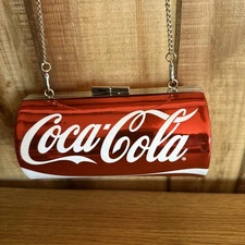 Rare COCA-COLA Classic Soda Pop Can Cross Body Shoulder Clutch Purse