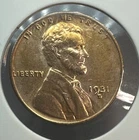 1931-D LINCOLN CENT 🔥 RED 🔥 SUPERB GEM BU UNC RARE THIS NICE! (W935) Hi Grade