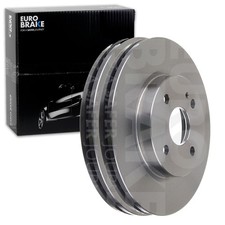 2X EUROBRAKE BREMSSCHEIBEN 258mm BELÜFTET VORNE PASSEND FÜR MAZDA 2 | 5815203267