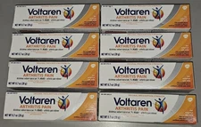 8 X VOLTAREN Daily Arthritis Pain Reliever Original Strength 0.7oz/ea Exp 06/26