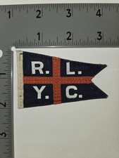 POLO RALPH LAUREN PATCHES PRE-OWNED RLYC NAUTICAL FLAG PATCH
