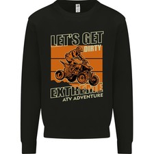 Let's Obtener Dirty Atv 4X4 Cuádruple Bicicleta Ciclismo Hombre Jersey Sudadera