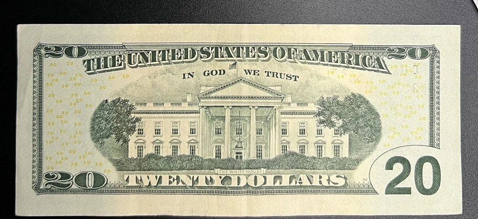 Series 2017 $20 Federal Reserve Star Note PC 01114545 * Rare Crisp - Image 2 of 4