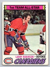 1977-78 O-Pee-Chee #30 Larry Robinson AS1 Low Grade (ref 216183)
