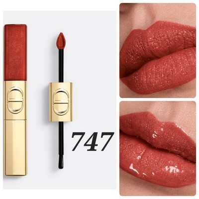 DIOR Rouge Dior Sequin Liquid Duo #747 FLAME Holiday 2025 Limited Edition