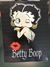 Betty Boop Kiss Cartoon Retro Vintage Style W...
