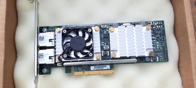 Dell Broadcom BCM957810A1008G dual port 10gbps Network Card with Fan & Heat Sink