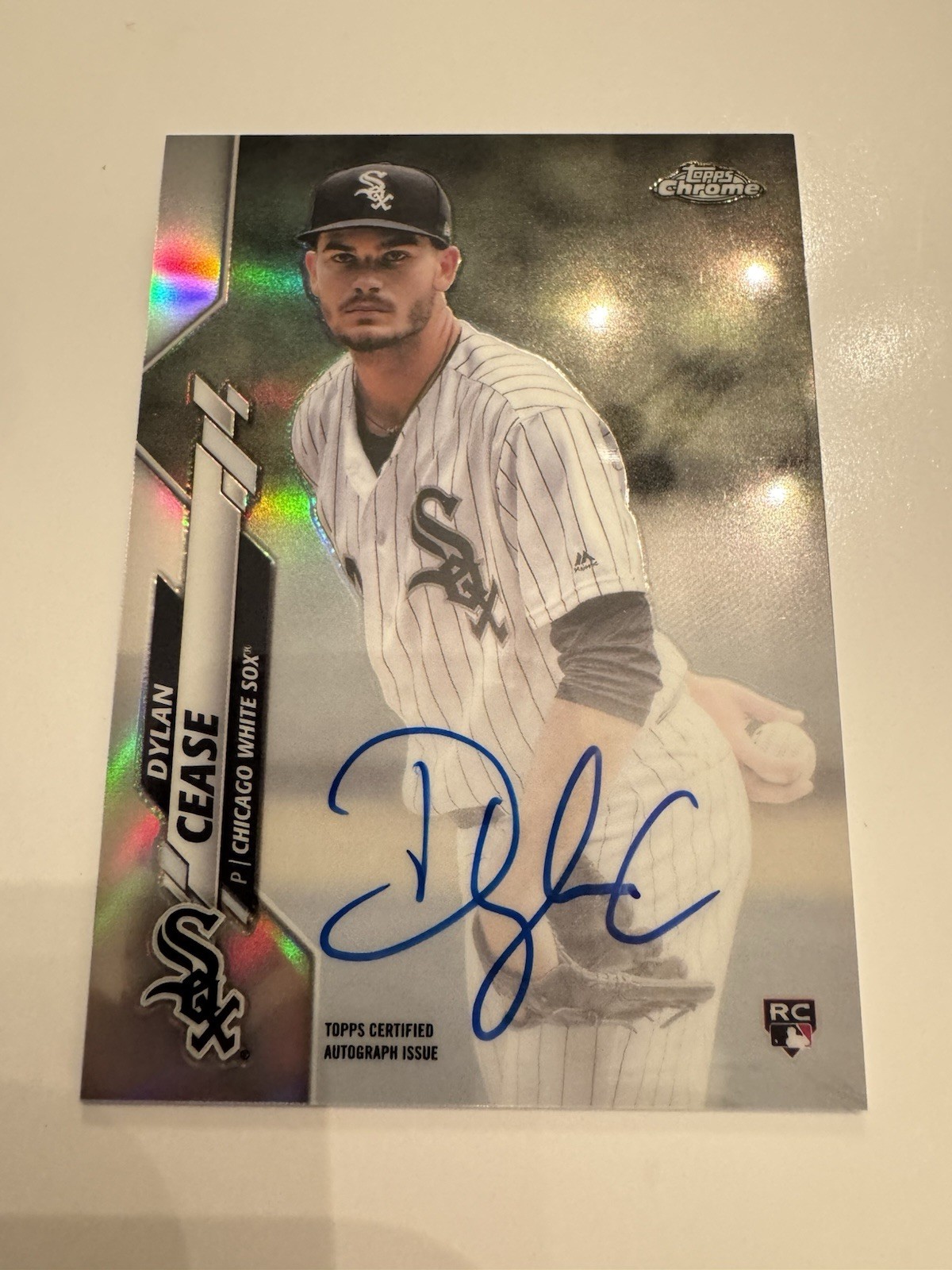2020 Topps Chrome Rookie Auto Dylan Cease #RA-DCE Rookie Auto RC