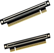PCIe5.0 X16 PCI-E 164pin Gen5 Right Angle Reverse 90 Riser Adapter for 1U,2U