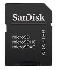 SanDisk MicroSD To SD Memory Card Adapter MicroSD Adapter Very Good 1E