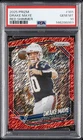 2025 PANINI PRIZM RED SHIMMER #165 DRAKE MAYE 28/49 PSA 10