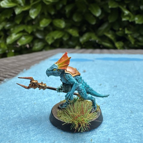 Spawn of Chotec & 2 skink skinks Warhammer Seraphon Well Painted - Picture 8 of 9
