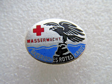altes Abzeichen - Wasserwacht Bayerisches Rotes Kreuz - Brosche Nadel ca. 2,2 cm