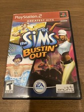 Sims Bustin Out - Sony PlayStation 2 Greatest Hits, No Manual, Tested