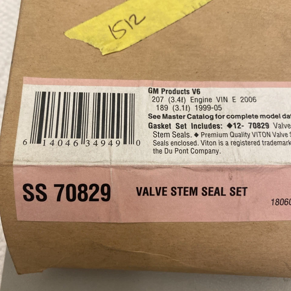 Juego de juntas de aceite de vástago de válvula de motor Fel Pro SS 70829 Foto 2 de 4