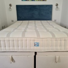 King Size Divan Ottoman Bed With Mattress And Memory Foam Topper 