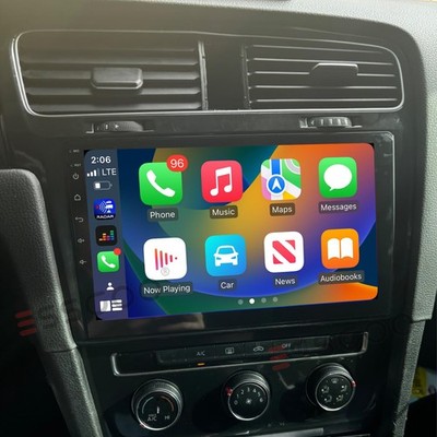 Car Stereo Radio CarPlay GPS Navi WIFI FM Android 14 For VW Golf 7 MK7 2013-2017