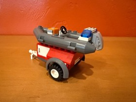 LEGO CITY: Fire Truck (7239) 100% Complete (missing some stickers & no box)