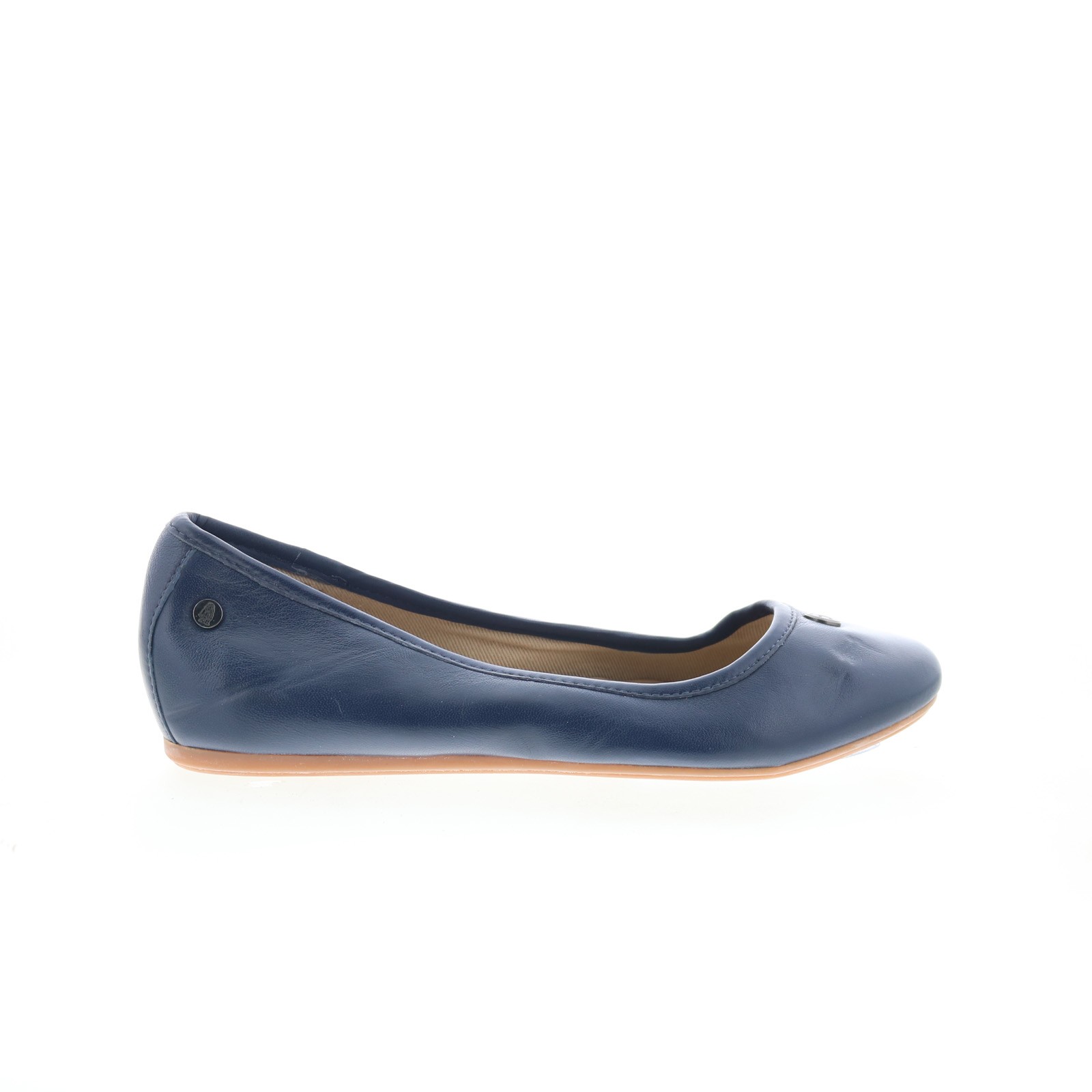 Hush Puppies Heather Puff Ballet HW06395-410 Womens Blue Ballet Flats Shoes 7 4090₽