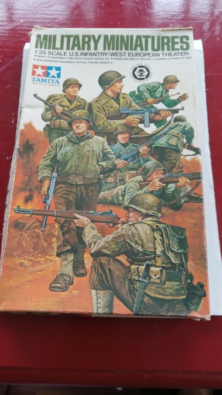 Military Miniatures - 1/35 scale US Infrantry Toy Figures