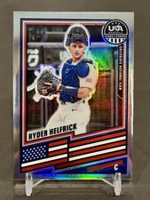2026 Panini Stars & Stripes Prizm USA Baseball - Silver #156 Ryder Helfrick