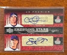 Stephen Drew/Carlos Quentin 2007 UD Upper Deck Emerging Stars Dual Auto /50