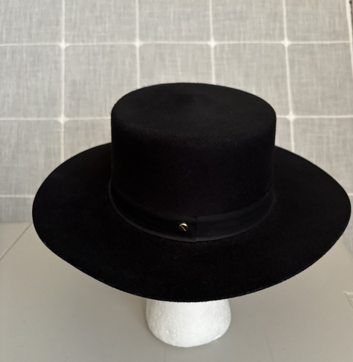 帽子 Deuxieme Classe JANESSA LEONE BLACK HAT Janessa Leone Waverly Hat in Black | two birds