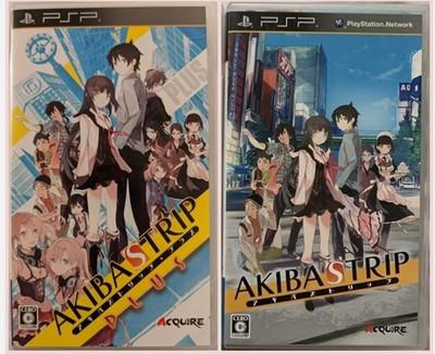 AKIBA'S TRIP + PLUS 2 Set SONY Playstation portable PSP Japanese Version
