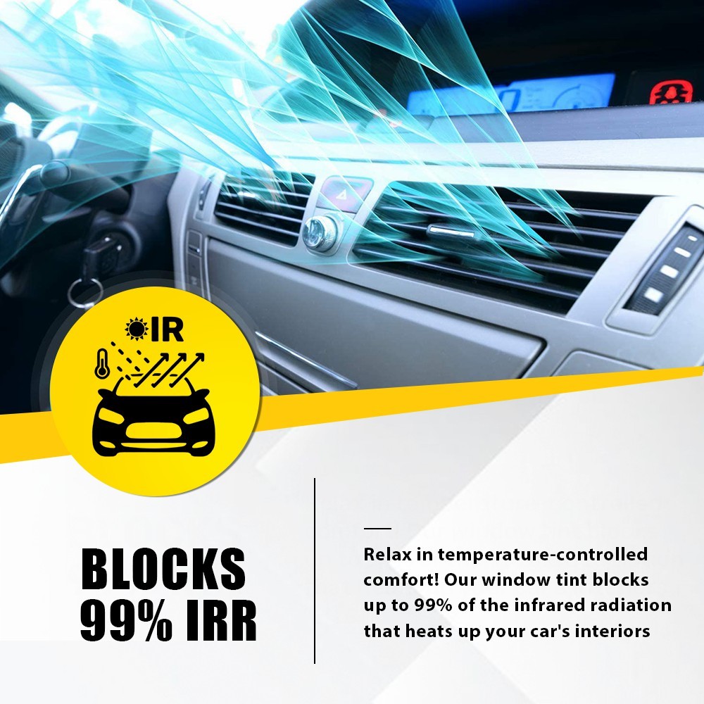 Sun Strip Visor Premium Vinyl Decal 60"x8" Windshield Banner Cast Red Film Gloss