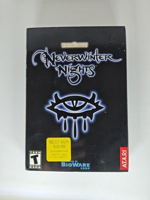 Neverwinter Nights PC CD-Rom Game - Manual, Map, CDx3