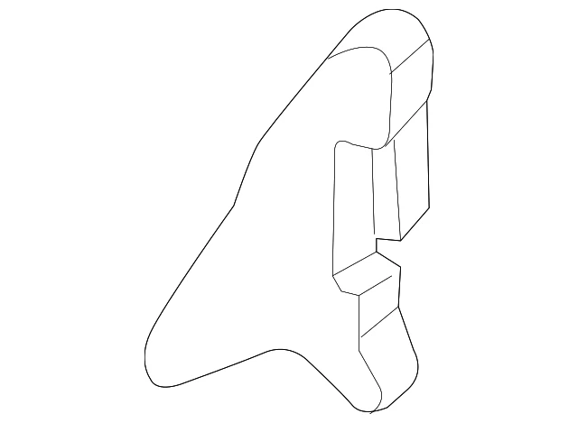 Aislador de guardabarros delantero genuino GM 96650432 Foto 2 de 3