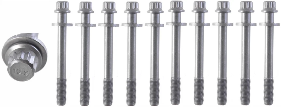 Juego de juntas de culata con pernos de culata para 97-99 Mitsubishi Montero Sport 2.4L G64FR Foto 2 de 4