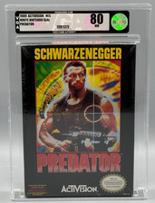 Predator Nintendo NES White Oval SOQ Sealed New VGA 80 Graded Activision