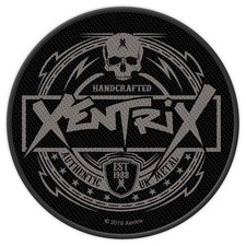 Image of XENTRIX Standard Patch: Est. 1988: logo UK metal Official Merchandise gift £pc