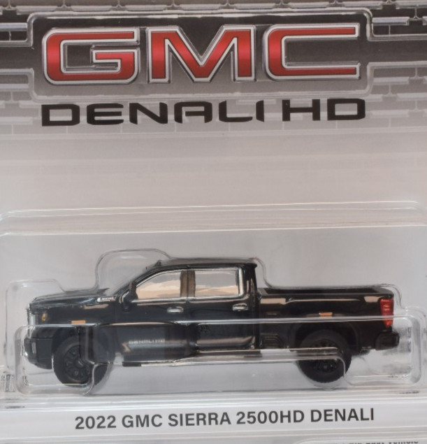Greenlight x Karson Onyx Black 2022 GMC Sierra 2500HD Denali 1:64 Car 51703-A