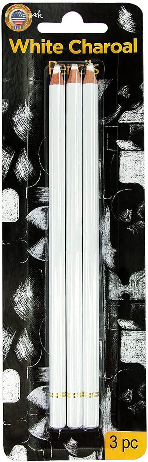 S Set - 3 Pieces Sketch Highlight White Pencil