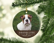 Dog Memorial Gift Dog Memorial Ornament Custom Pet Memorial Ornament