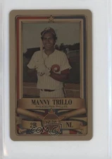 1982 Perma-Graphics/Topps Credit Cards All-Stars Gold Manny Trillo #150-ASA3218