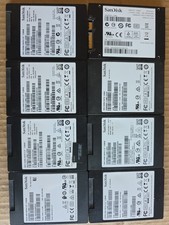 Lot Of 8 SanDisk  128GB SATA 2.5" Solid State Drives