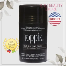 Toppik Hair Building Fibers Black, Dark Brown, Medium Brown, Light Brown  12g