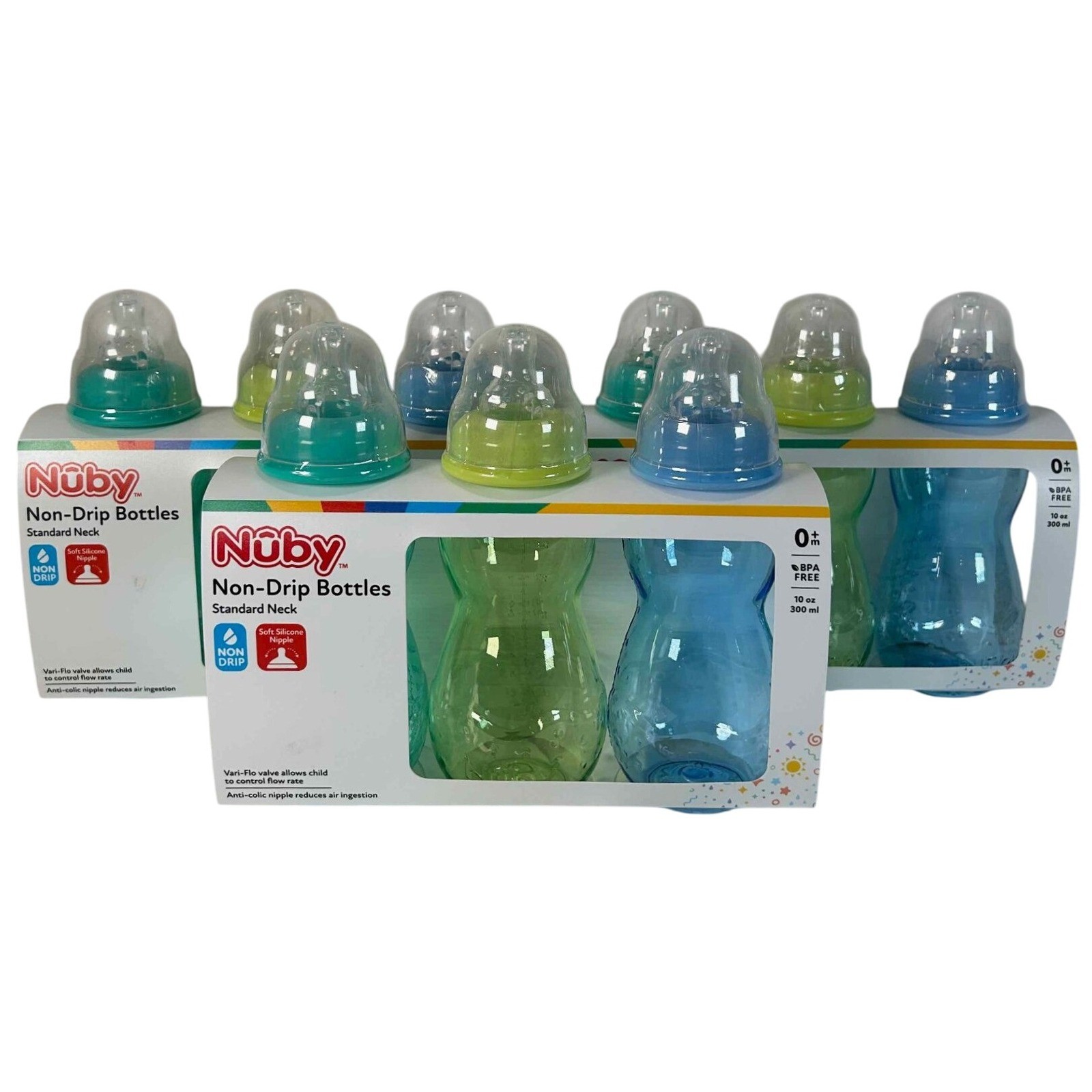 Standard Neck 0m+ 10 Oz/300 Ml Bpa Free Baby Bottles