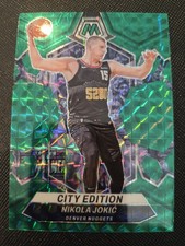 2023-24 Panini Mosaic - City Edition Nikola Jokić #287 Green Mosaic Prizm