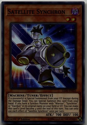 Satellite Synchron Super Rare Legendary Duelists: Magical Hero LED6-EN025 LP