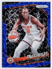 2025 Panini Prizm WNBA #3 Tina Charles Blue Velocity Prizms