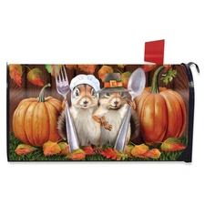 Briarwood Lane Thankful Chipmunks Mailbox Cover