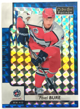 2017-18 OPC Platinum Royal Blue Cubes Pavel Bure /99 Vancouver Canucks 