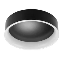 Commercial Electric Flexinstall Cove 10 in. Black LED Ceiling Light w/ DuoBright