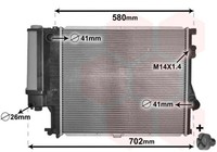 MotorküHler WasserküHler *** IR Plus *** VAN Wezel 06002186 FüR BMW E39 5Er 520